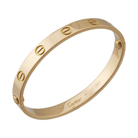 cartier love bracelet yellow gold price